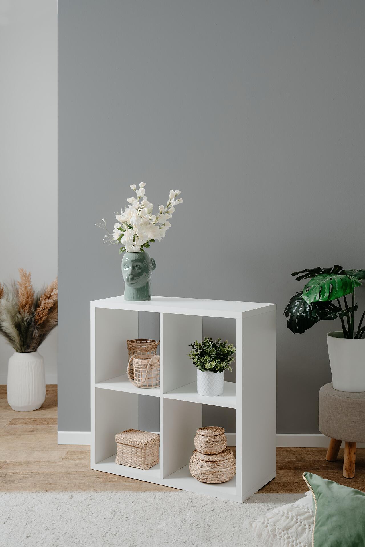 Raumteiler Max weiß B/H/T: ca. 73x73x33 cm