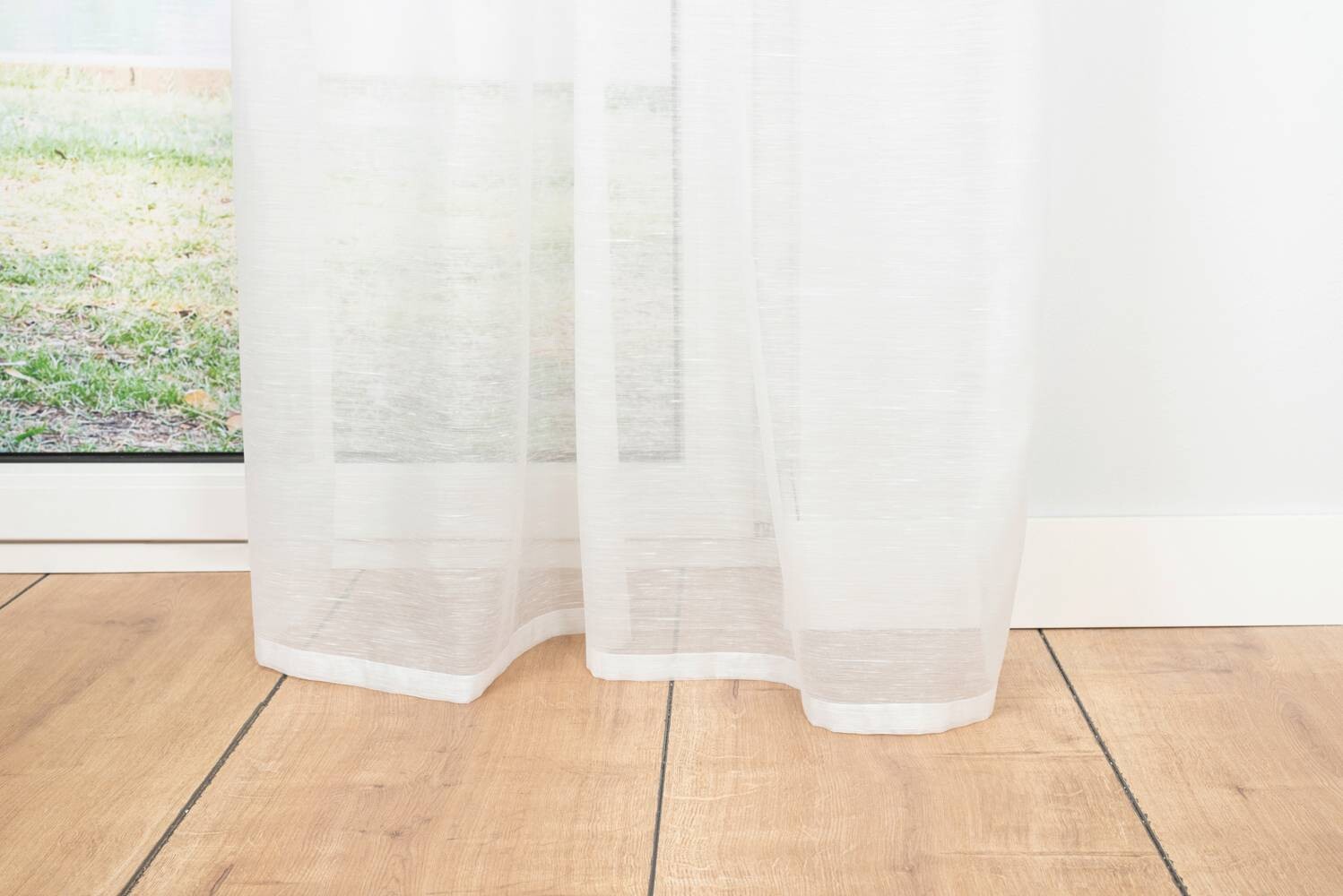 Kombivorhang 2er Pack Soft weiß B/L: ca. 135x245 cm