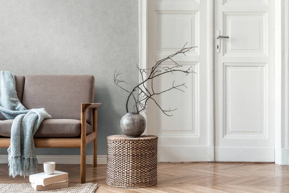 A.S.Creation Vliestapete Authentic Walls 2 Uni grau B/L: ca. 53x1005 cm