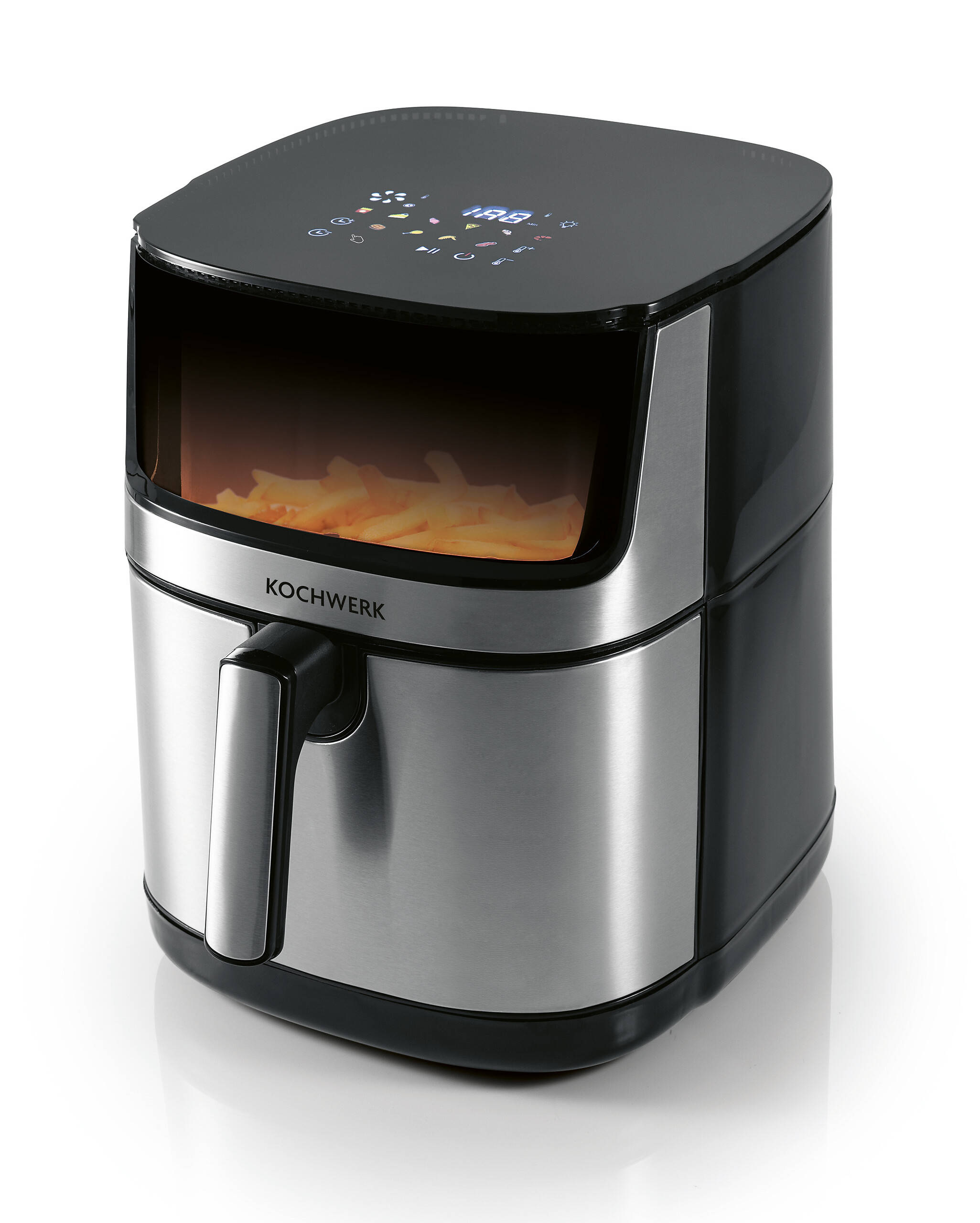 Rachs KOCHWERK Heißluftfritteuse 14829 schwarz Polypropylen B/H/L: ca. 37x35x29 cm ca. 7,5 l