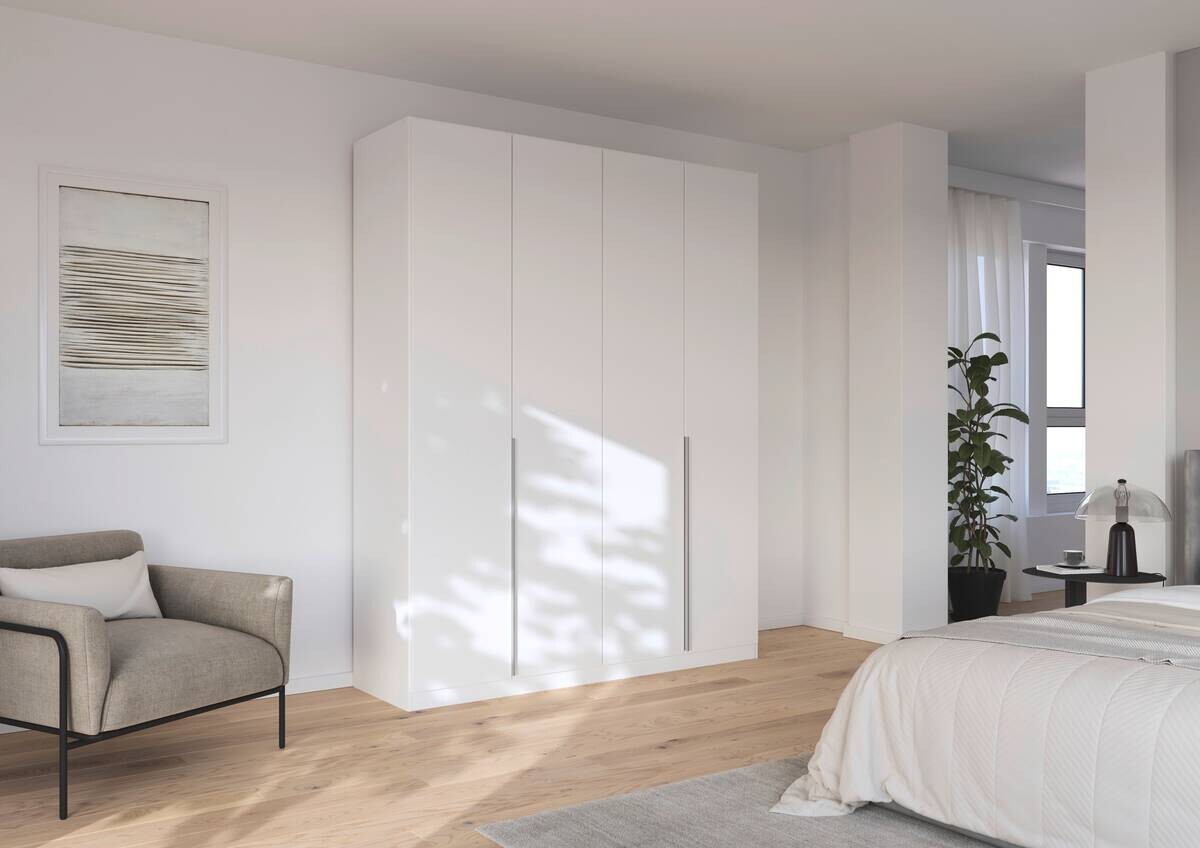 Kleiderschrank Alabama Alpinweiß B/H/T: ca. 181x229x54 cm Kleiderschrank Alabama Alpinweiß B/H/T: ca. 181x229x54 cm