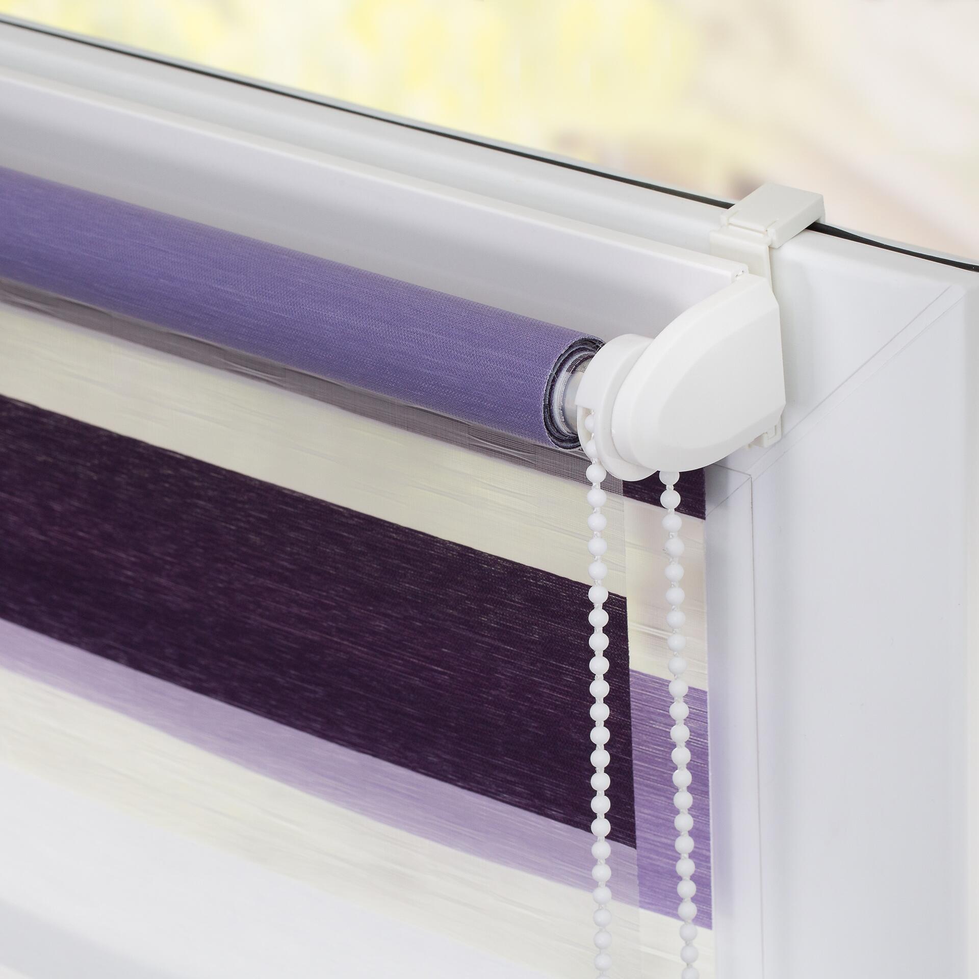 LICHTBLICK Doppelrollo Duo lila B/L: ca. 45x150 cm