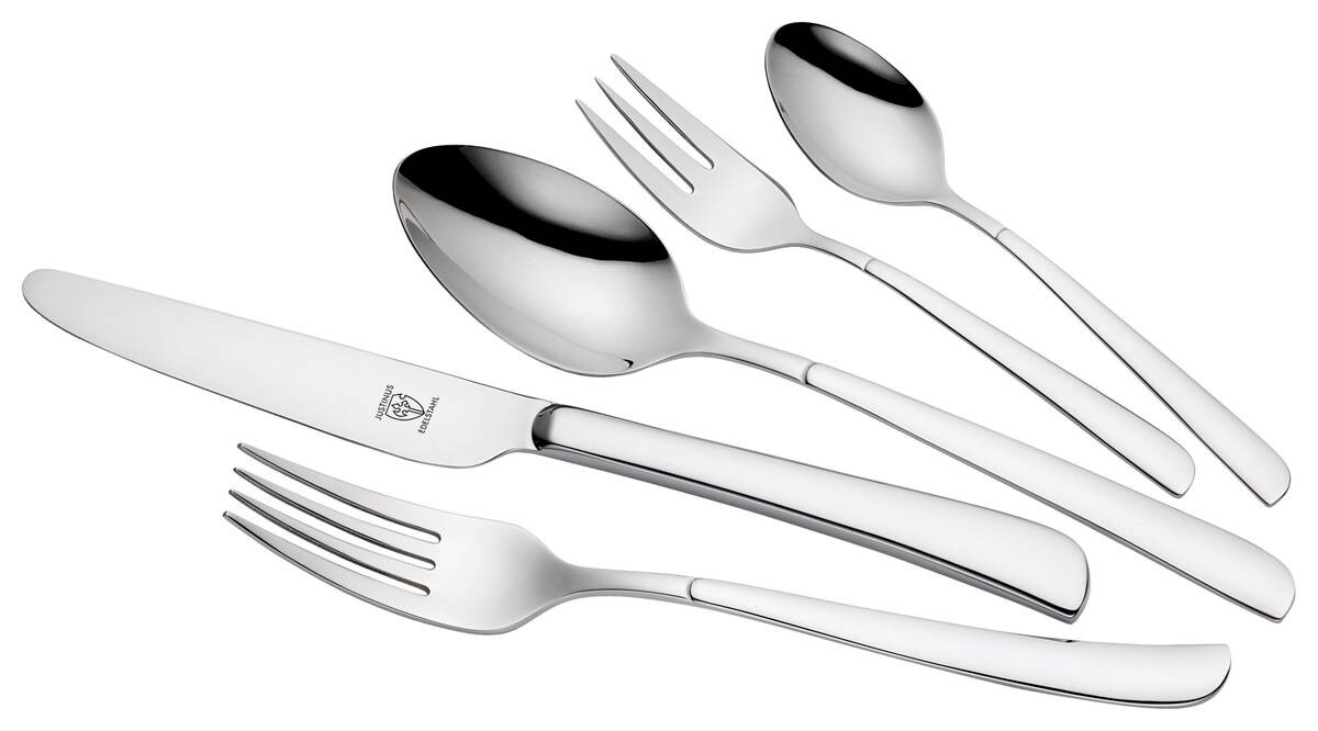 JUSTINUS Besteckset silber Edelstahl 30 tlg.