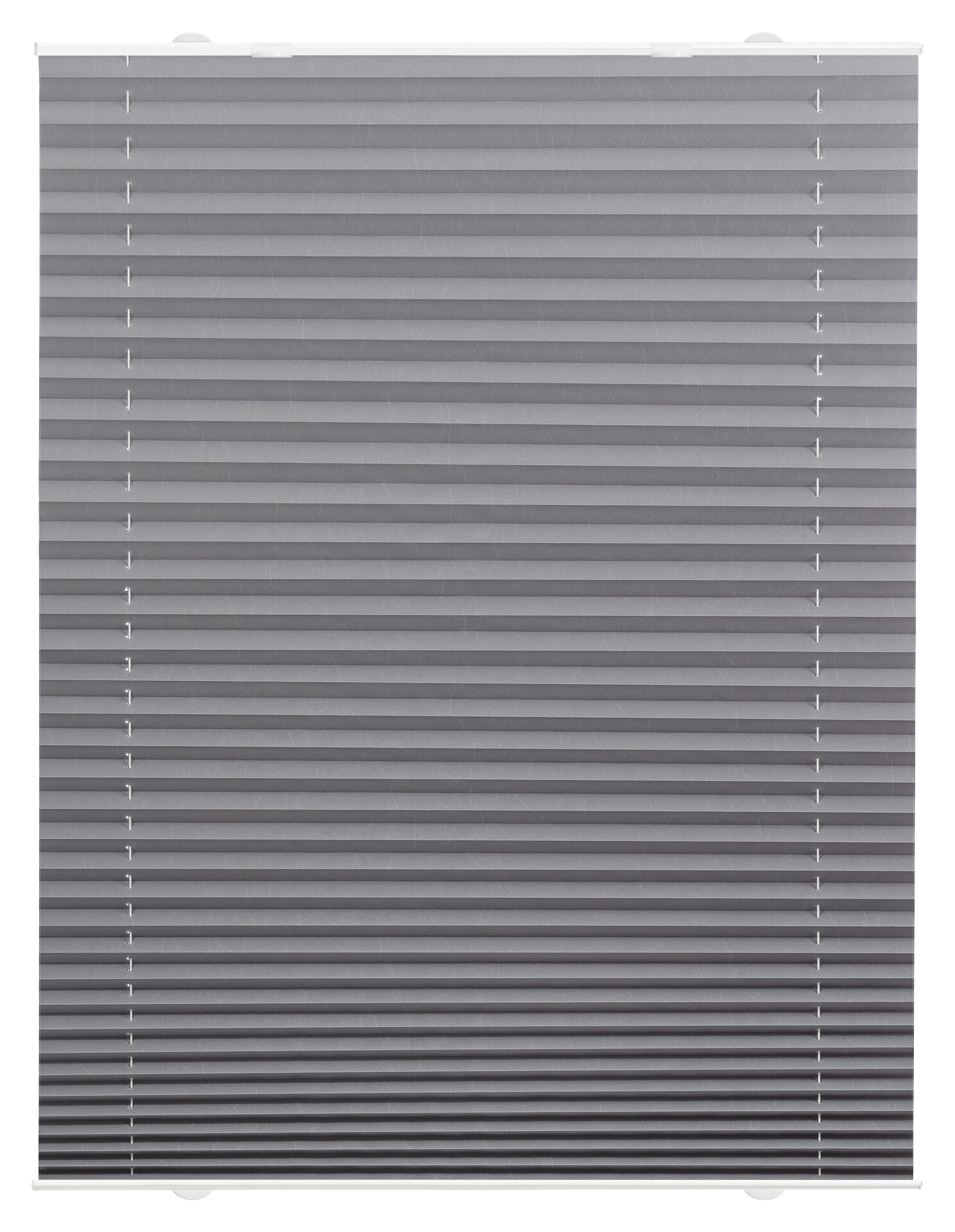 LICHTBLICK Spannplissee grau B/L: ca. 70x130 cm