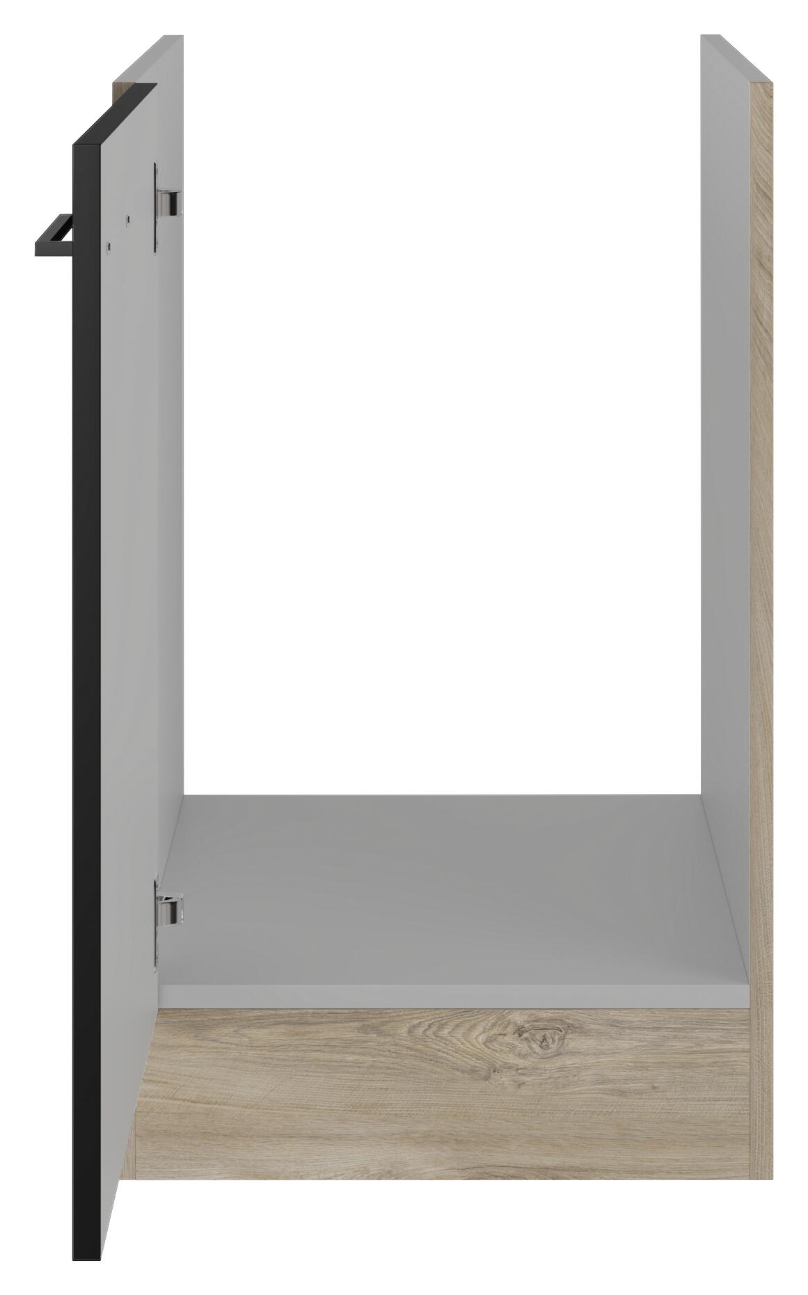 Spülenschrank Capri schwarz matt B/H/T: ca. 50x82x57 cm Spülenschrank Capri schwarz matt B/H/T: ca. 50x82x57 cm