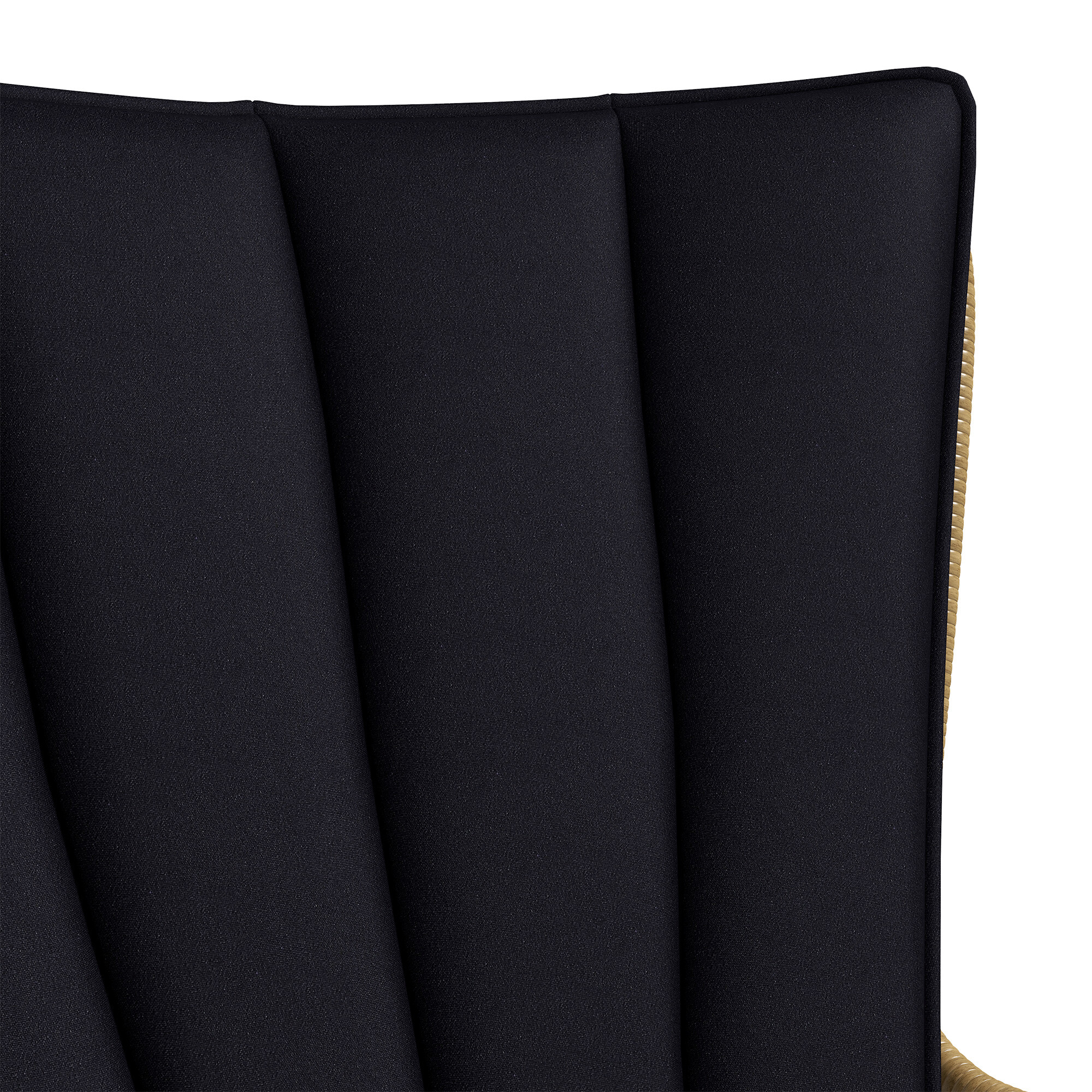 Outsunny Bistro-Set schwarz Polyrattan B/H/L: ca. 68x95x78 cm