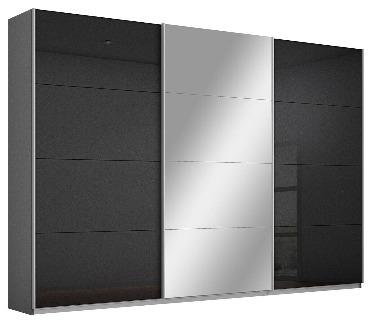 Schwebetürenschrank Kulmbach grau B/H/T: ca. 271x210x62 cm Schwebetürenschrank Kulmbach grau B/H/T: ca. 271x210x62 cm