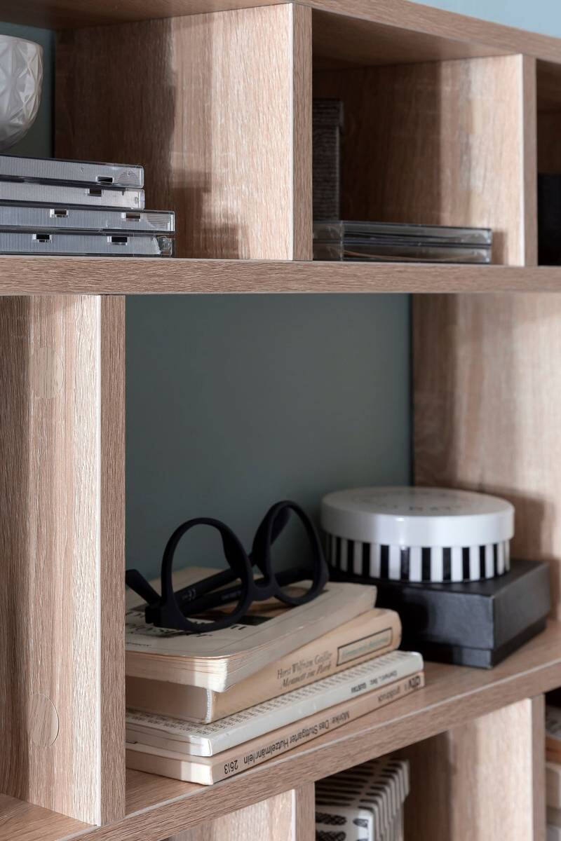 Wandregal Eiche Sonoma Nachbildung B/H/T: ca. 75x51x16 cm