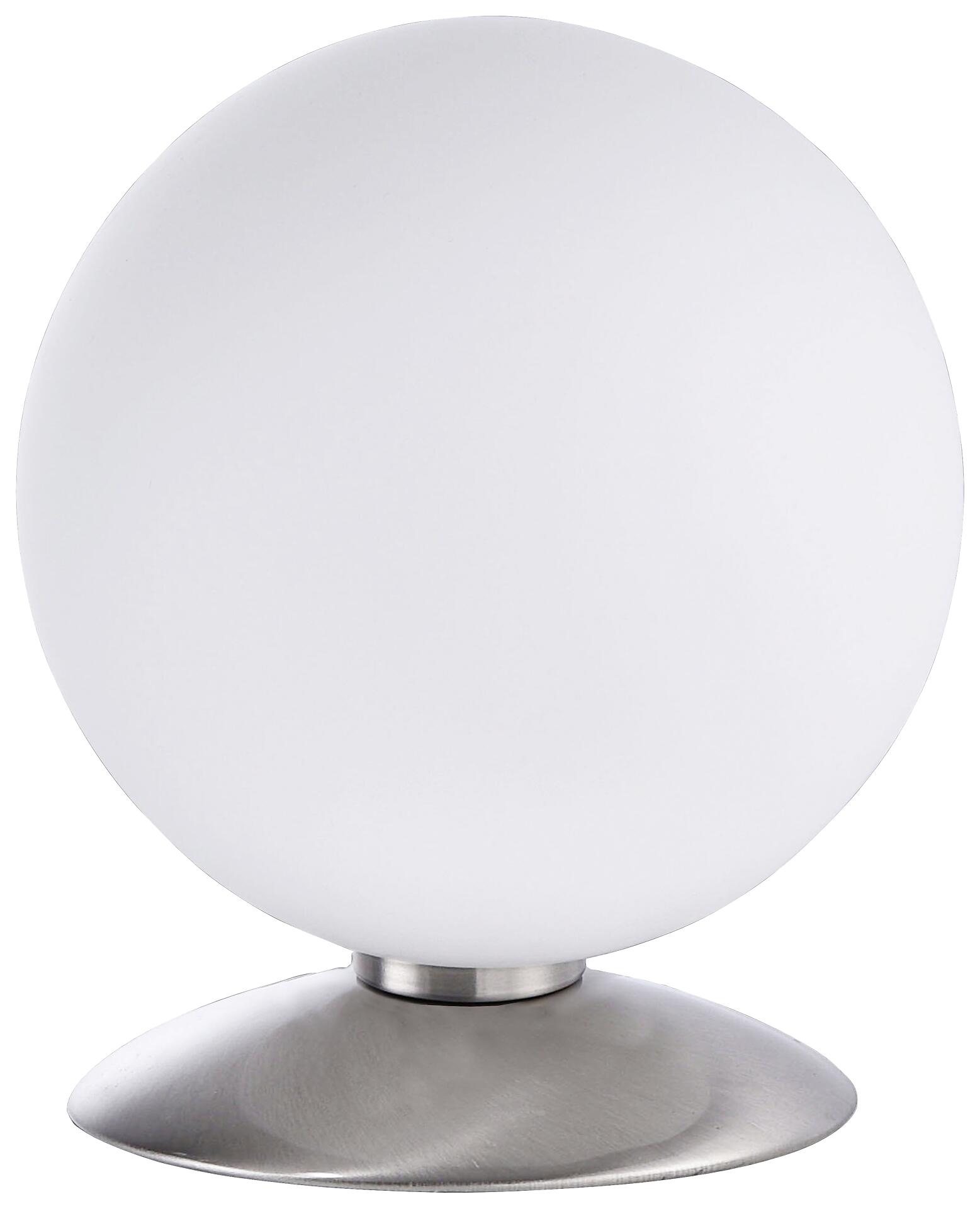 Paul Neuhaus Tischleuchte Bubba weiß Metall Glas H/D: ca. 17x15 cm G9 1 Brennstellen