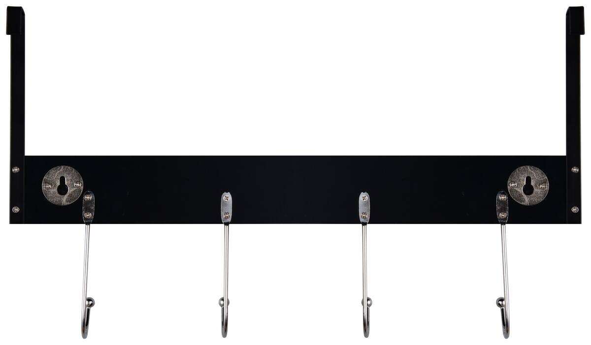 Türgarderobe Zoe weiß schwarz Glas B/H/T: ca. 40x12x9 cm