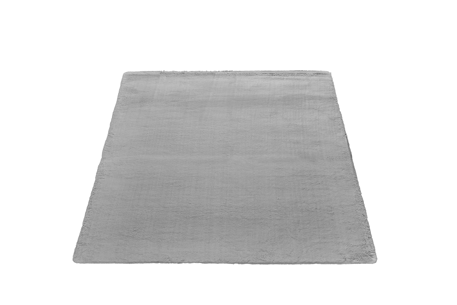 Fellimitat Bunny Deluxe grau B/L: ca. 160x230 cm