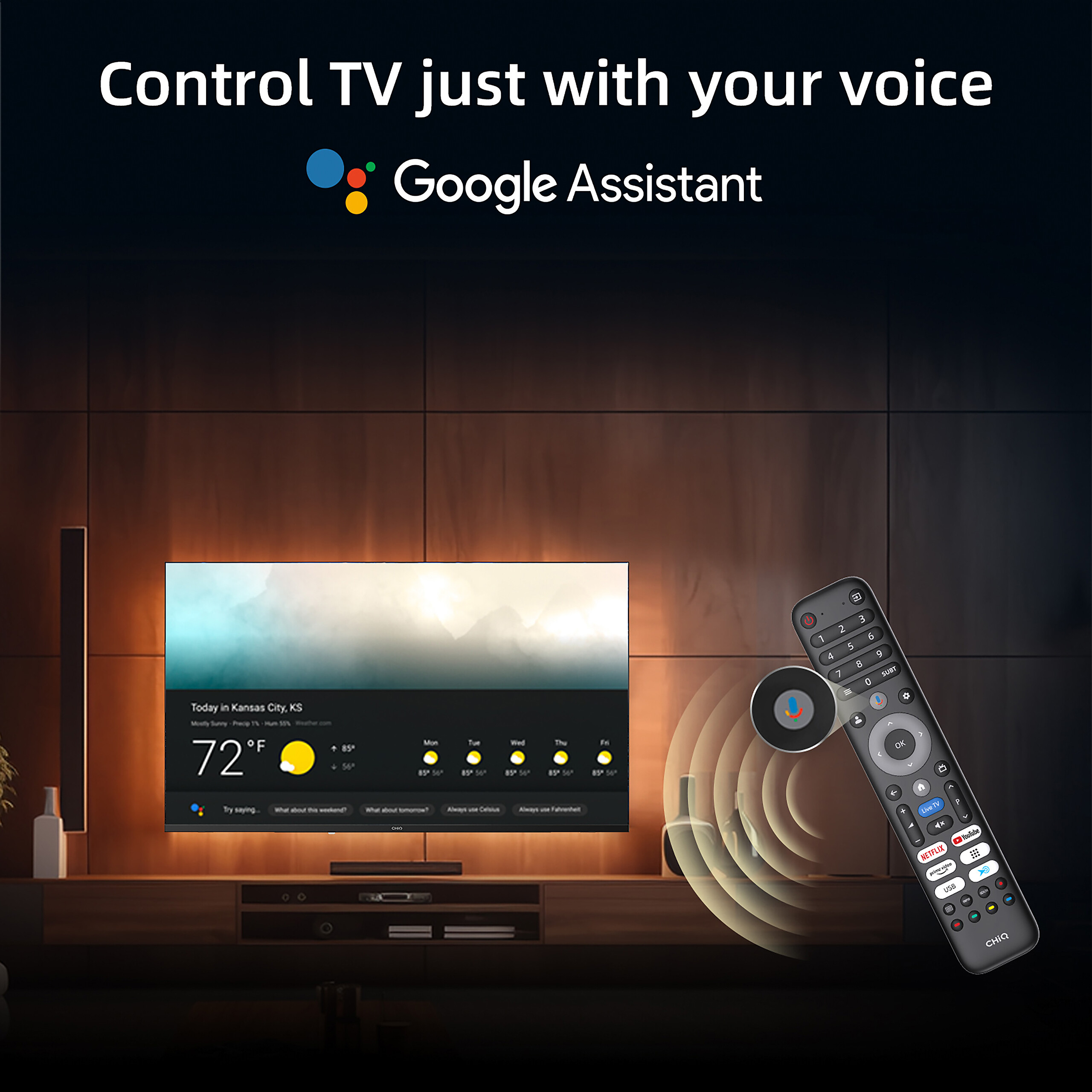 CHiQ QLED-Fernseher L43QM10V B/H: ca. 96x60 cm