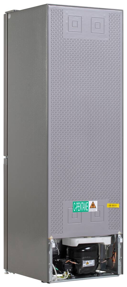 POCOline Kühl-/Gefrierkombination KGK 144-157 CIX Inox B/H/T: ca. 47x144x50 cm