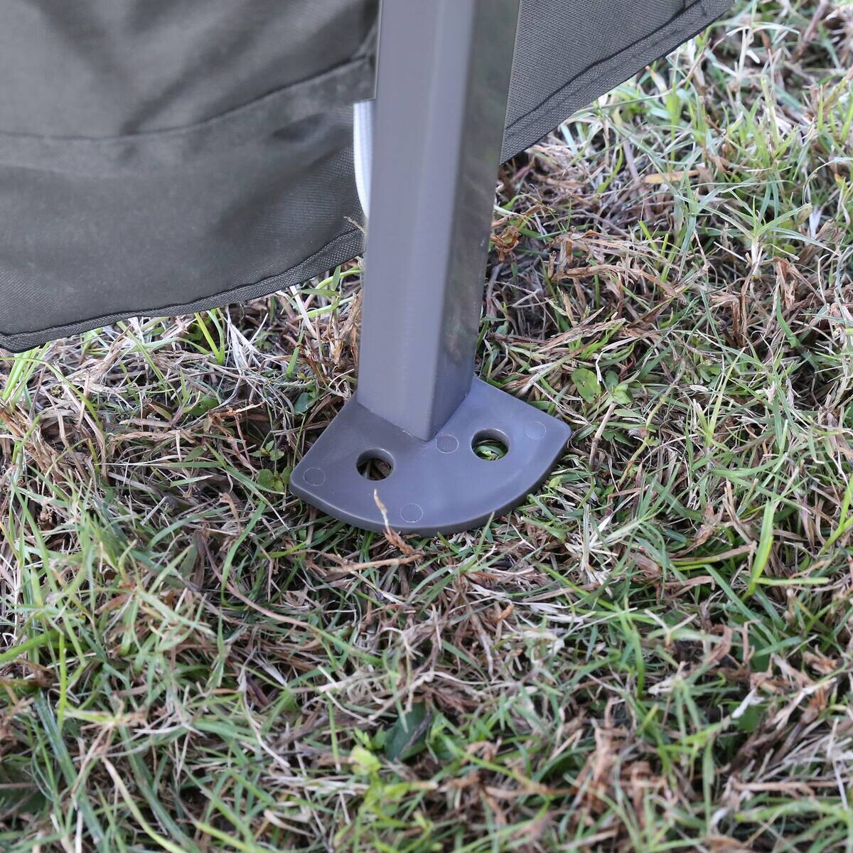 Outsunny Faltpavillon grau Polyester-Mischgewebe B/H/L: ca. 330x288x330 cm