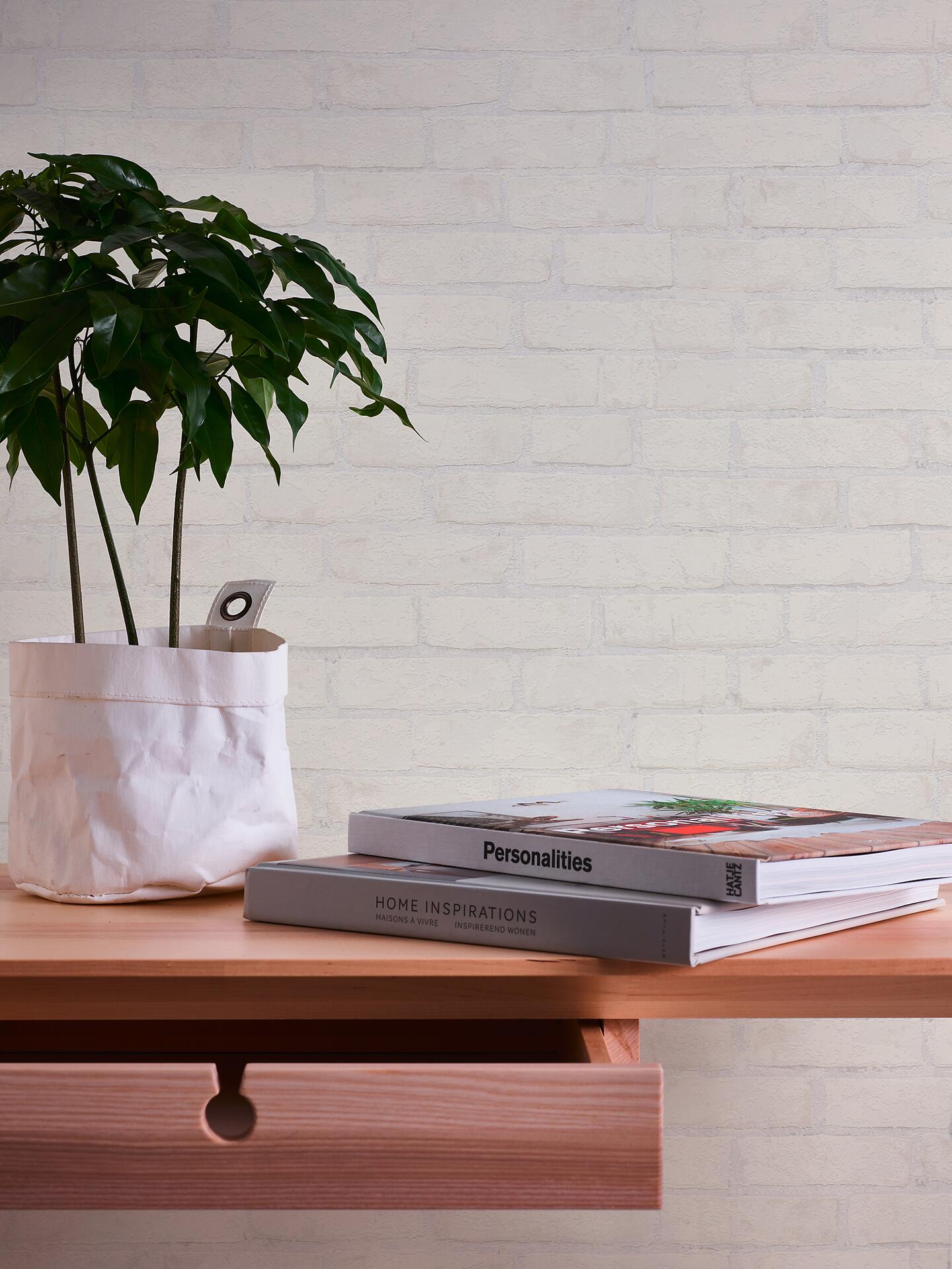 A.S.Creation Vliestapete Best of Wood`n Stone 2nd Edition Steine weiß B/L: ca. 53x1005 cm