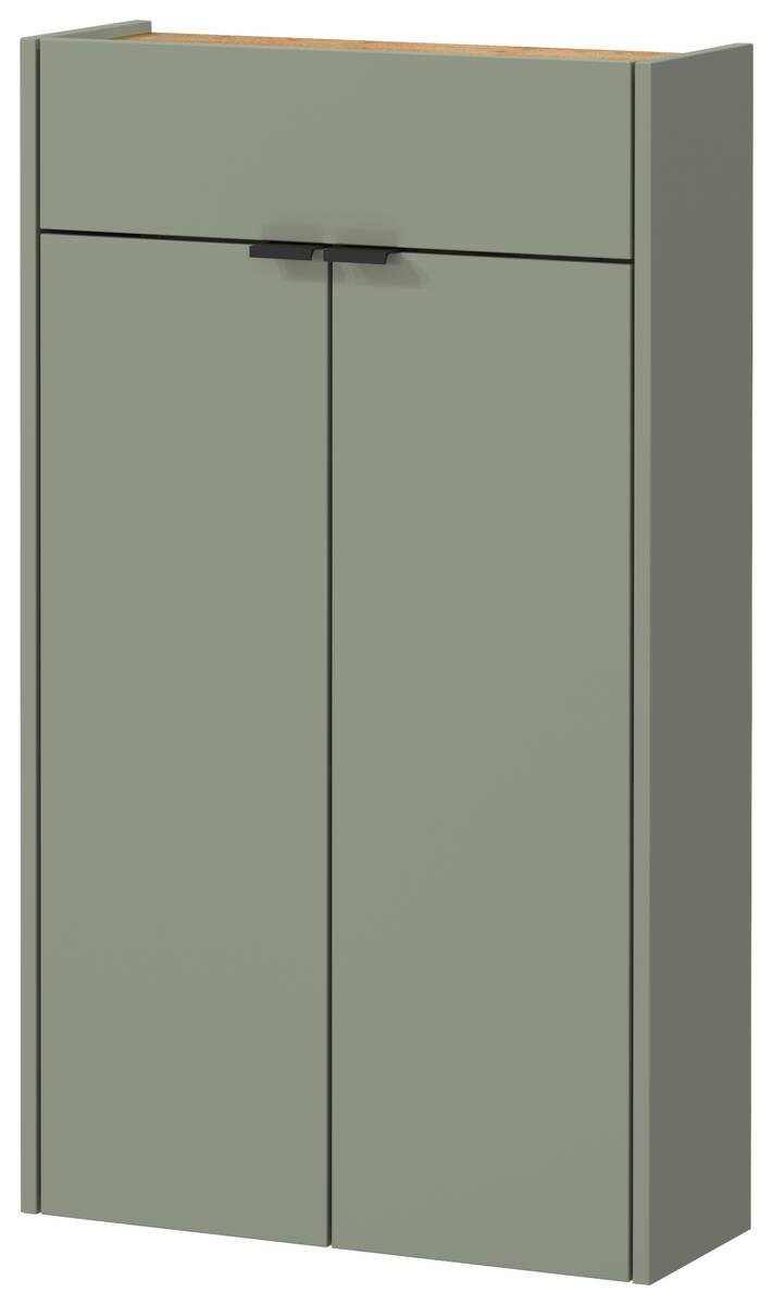 Mehrzweckschrank 1397-629 grün Eiche Navarra Nachbildung B/H/T: ca. 56x97x22 cm