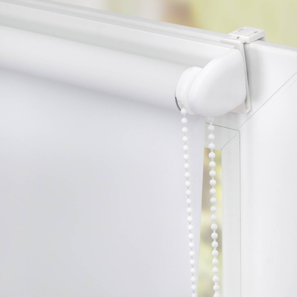 LICHTBLICK Verdunkelungsrollo Nordseestrand weiß B/L: ca. 100x150 cm