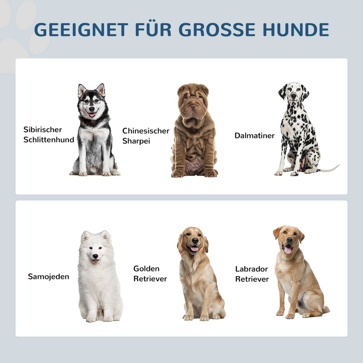 PawHut Hunde-Zubehör braun Edelstahl B/H/L: ca. 30x60x36 cm