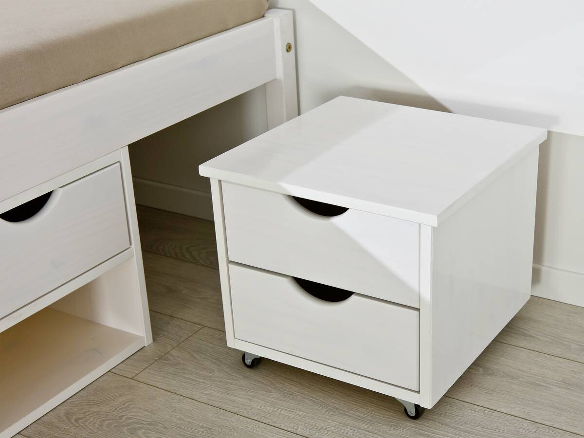 Funktionsbett Till weiß Liegefläche B/L: ca. 140x200 cm