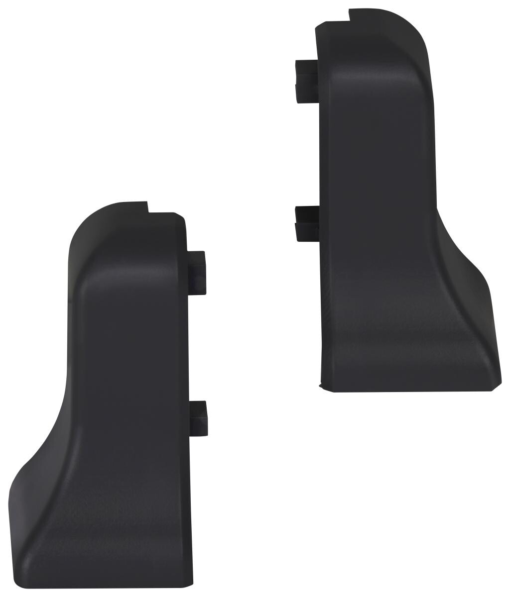 POCOline Außenecke schwarz L/B/H: ca. 2,85x2,85x5,04 cm