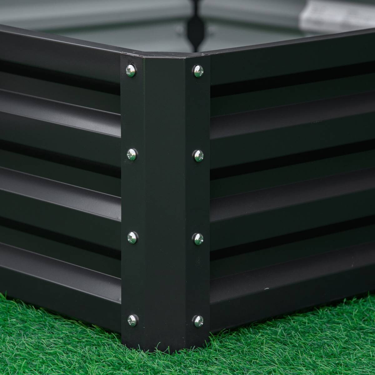 Outsunny Pflanzenbeet mit offenem Boden B/H/L: ca. 120x30x120 cm