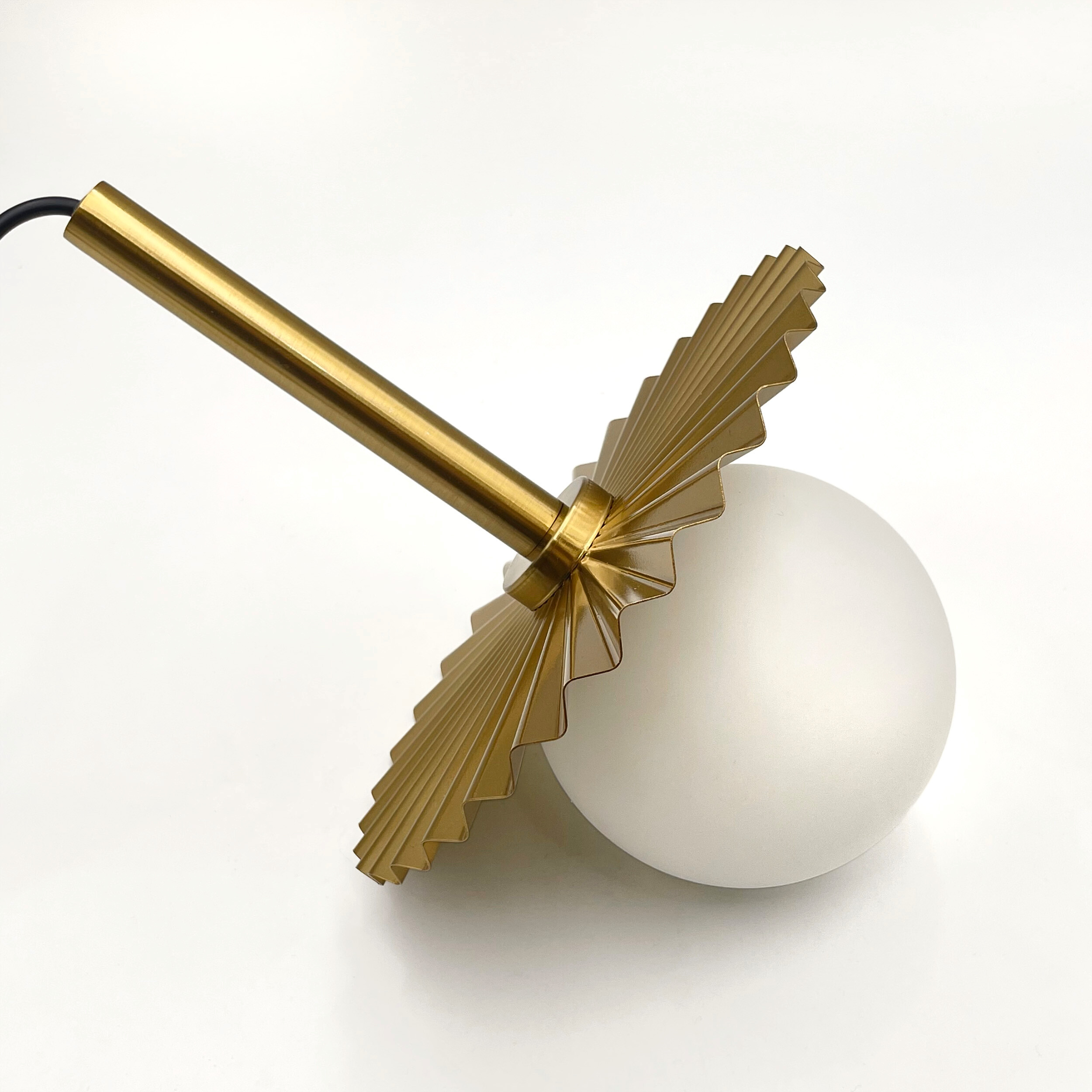 Lamkur Hängeleuchte Kupfer Stahl Glas B/H/L: ca. 120x45x45 cm G9 3 Brennstellen