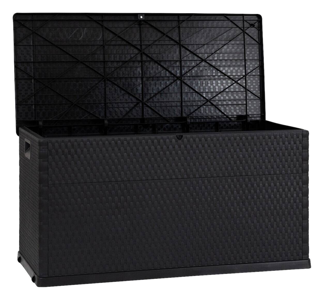 Toomax Aufbewahrungsbox Rattan anthrazit Kunststoff B/H/L: ca. 63x56x120 cm