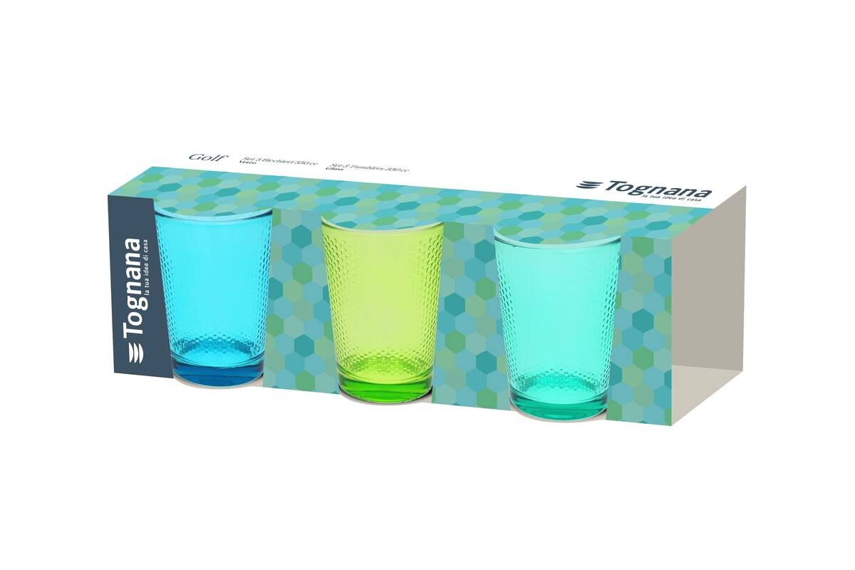 TOGNANA Trinkgläserset Golf Summer hellblau