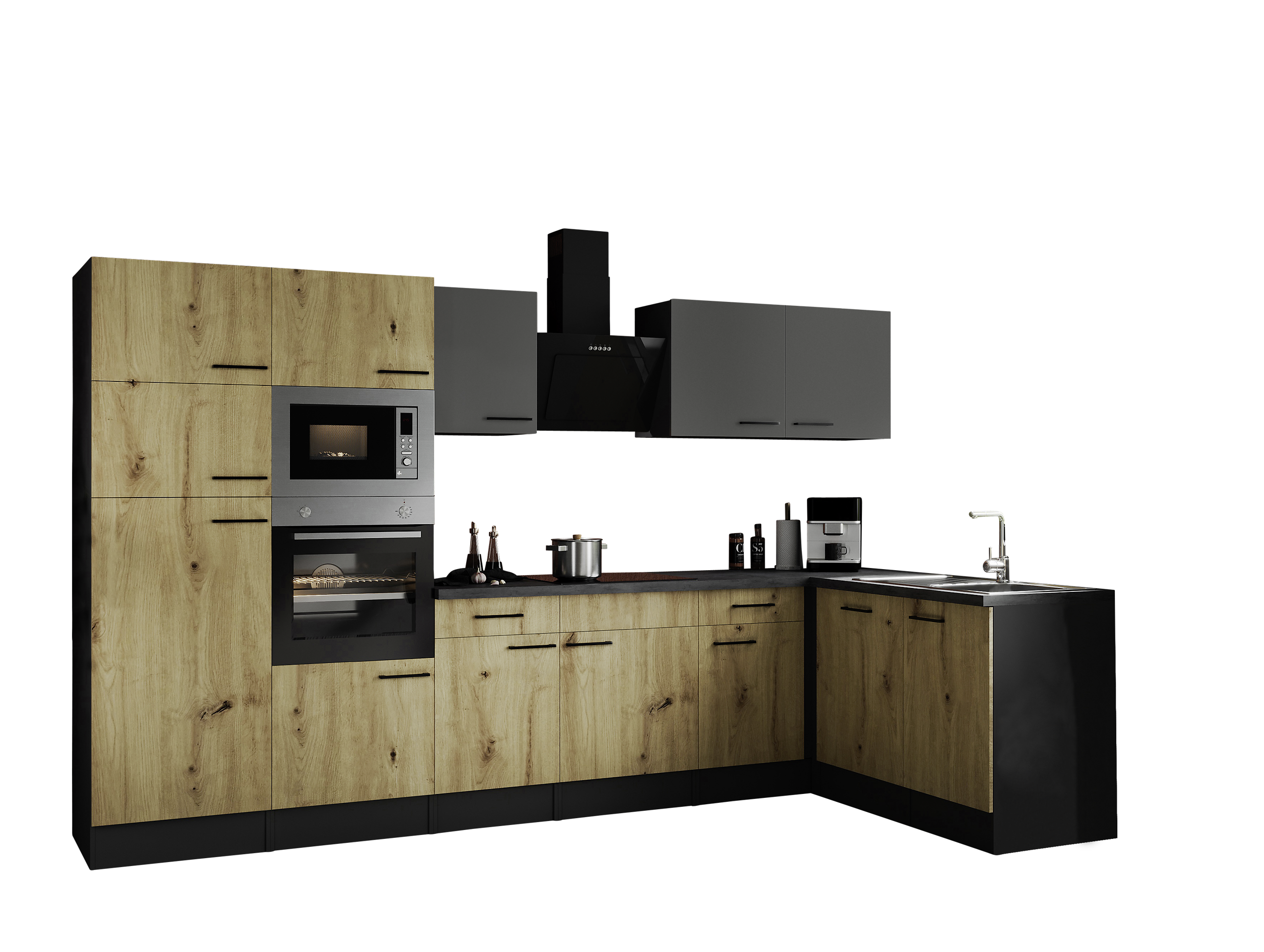 Winkelküche Oliver B/H/T: ca. 340x205x172 cm