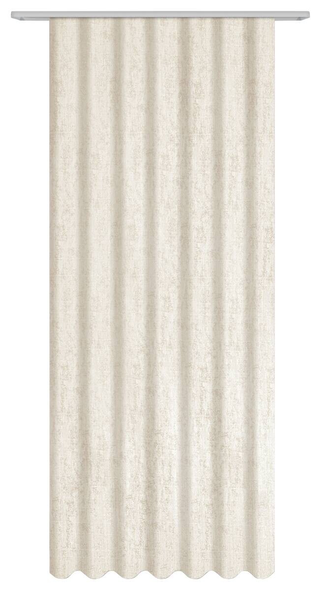 Dekovorhang Eden champagner B/L: ca. 135x245 cm