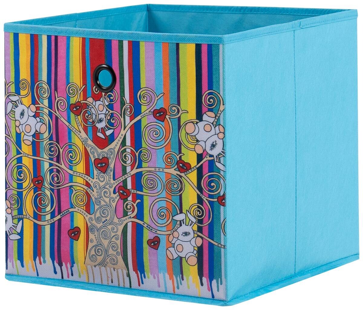 Stoffbox Stoffbox türkis B/H/T: ca. 32x32x32 cm