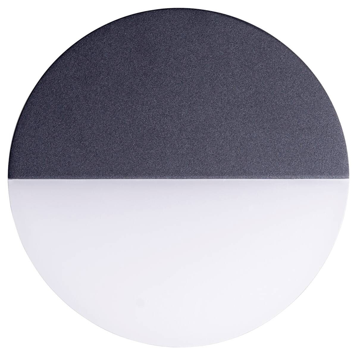 LED-Außen Wandleuchte 1221597 anthrazit weiß T/D: ca. 5,5x18 cm