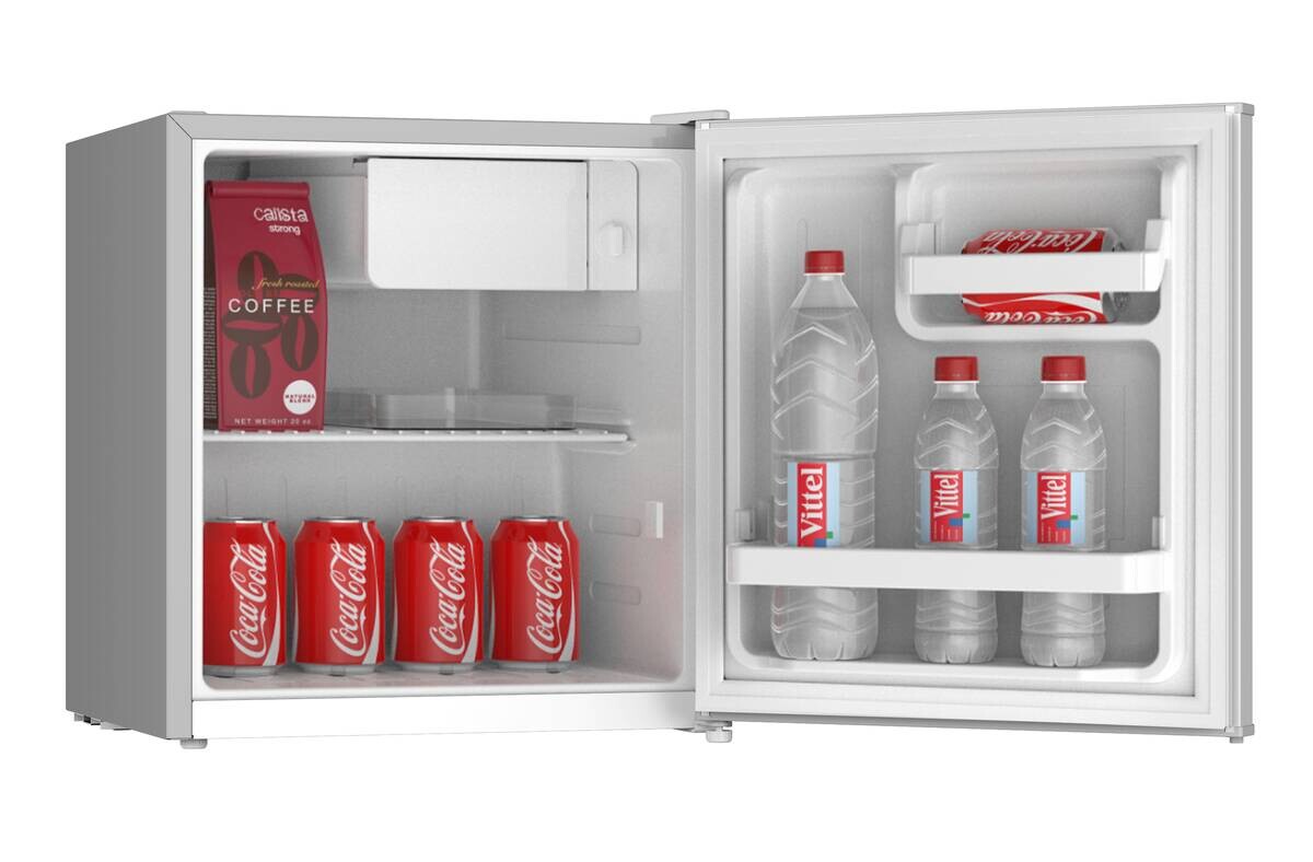 POCOline Mini-Kühlschrank silber