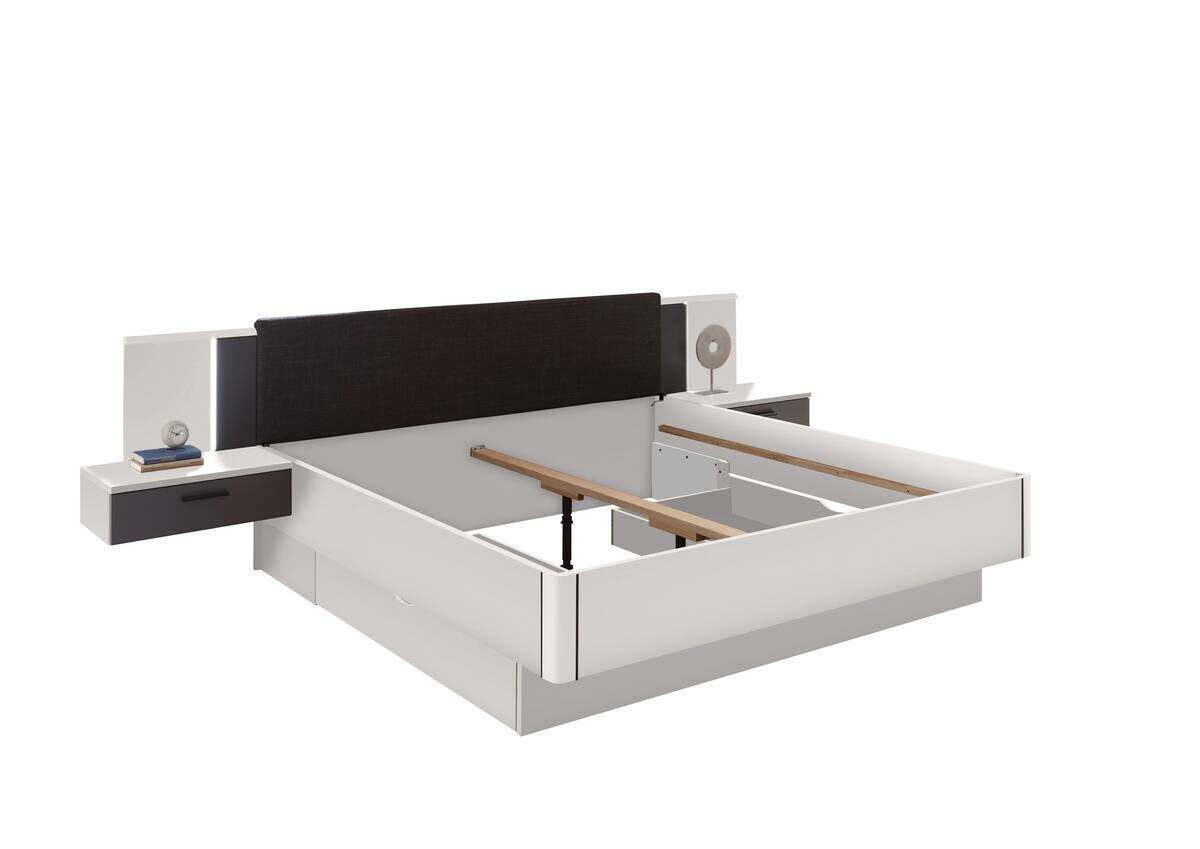 Bettanlage Aschau weiß Liegefläche B/L: ca. 180x200 cm