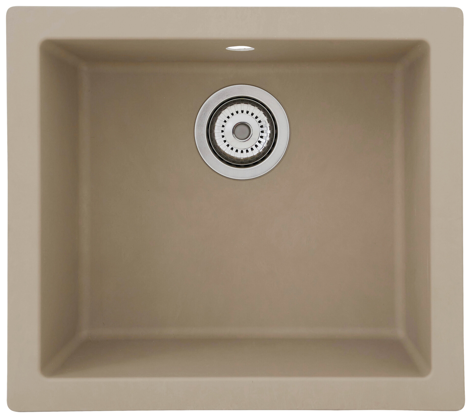 Respekta Einbauspüle Ohio 50 x 44 B sandbeige Mineralite B/H/T: ca. 44x19x50 cm