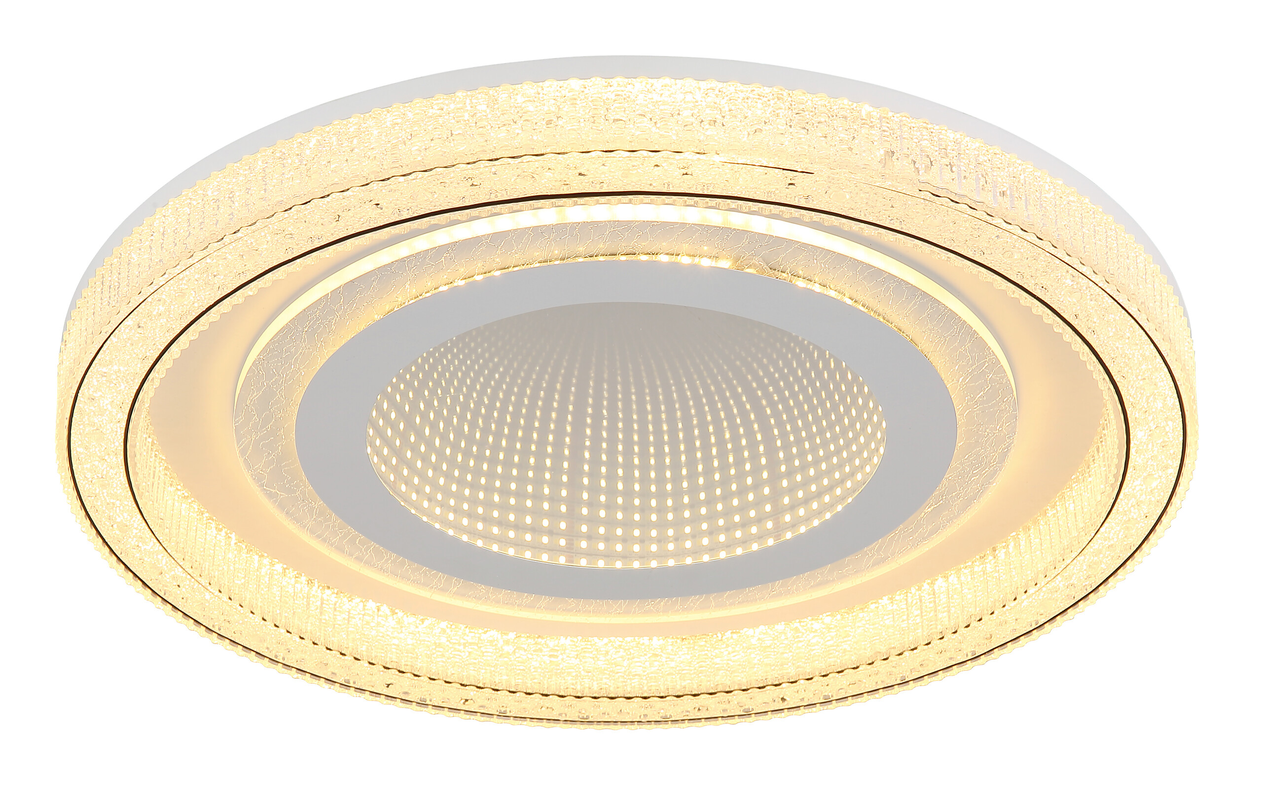 GLOBO Deckenleuchte klar mattschwarz Acryl Metall H/D: ca. 7x48 cm 1 Brennstellen