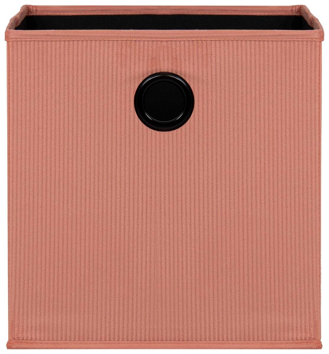 Stoffbox apricot B/H/T: ca. 32x32x32 cm