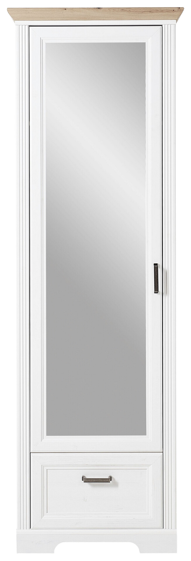 Garderobenschrank Jasmin Pinie Nachbildung Eiche Artisan Nachbildung B/H/T: ca. 65x204x41 cm
