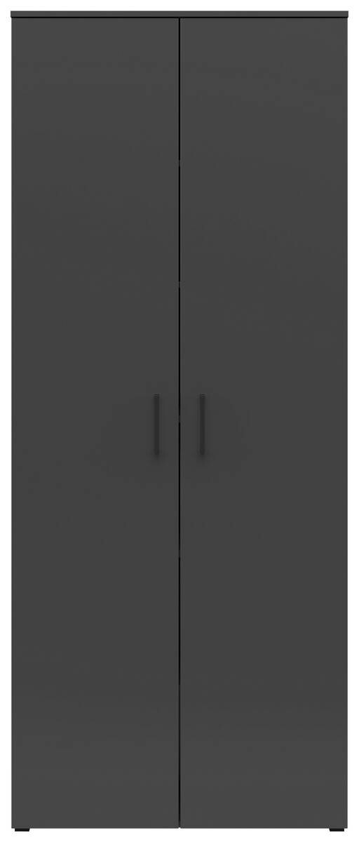 Schrank Multi-Stauraum Typ 37 anthrazit B/H/T: ca. 80x195x40 cm
