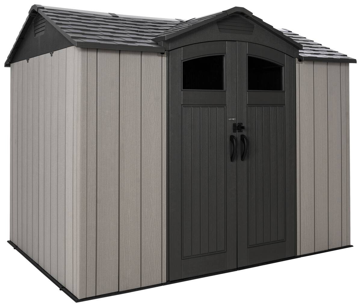 Lifetime Gerätehaus Ohio grau B/H/L: ca. 283,5x264,4x214,1 cm