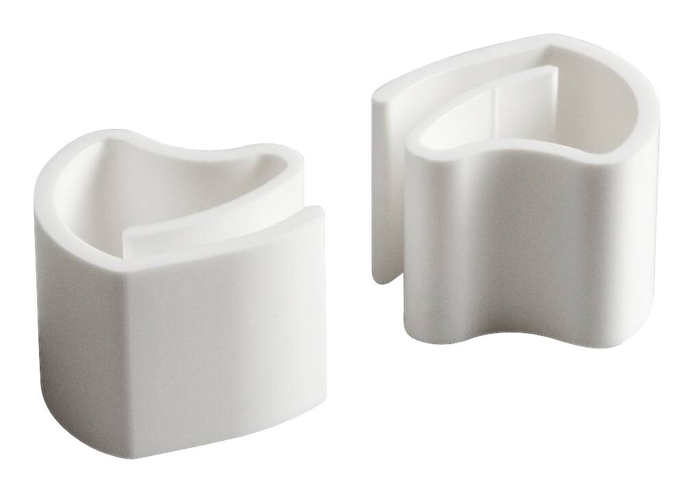 LICHTBLICK Klemmträger für Jalousien weiß 2 Packstücke