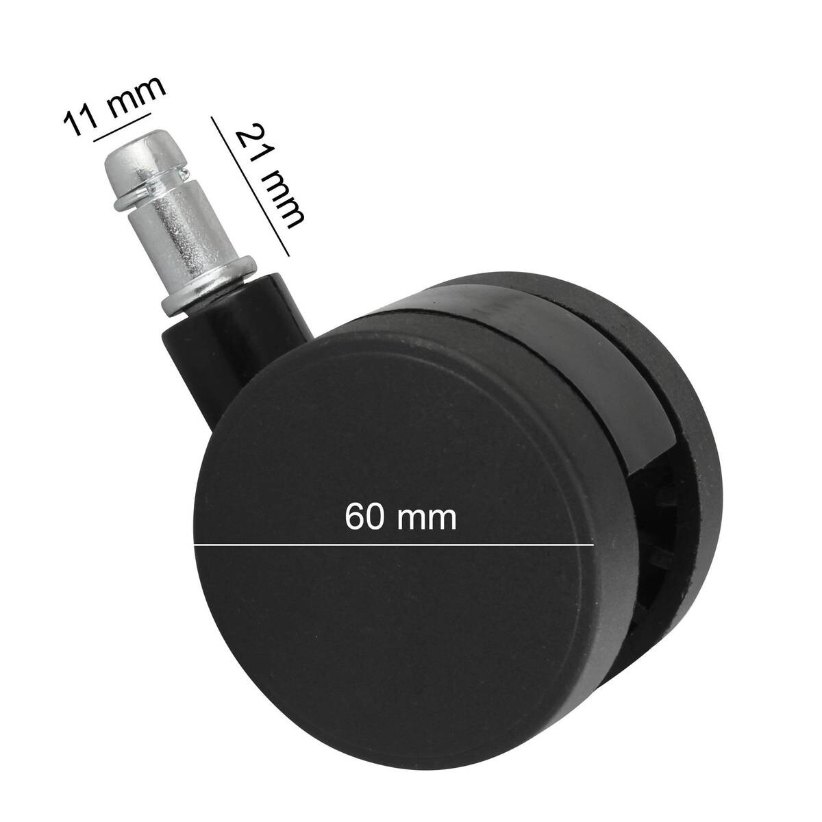 Zubehör schwarz Kunststoff B/H/T: ca. 6x6x6 cm