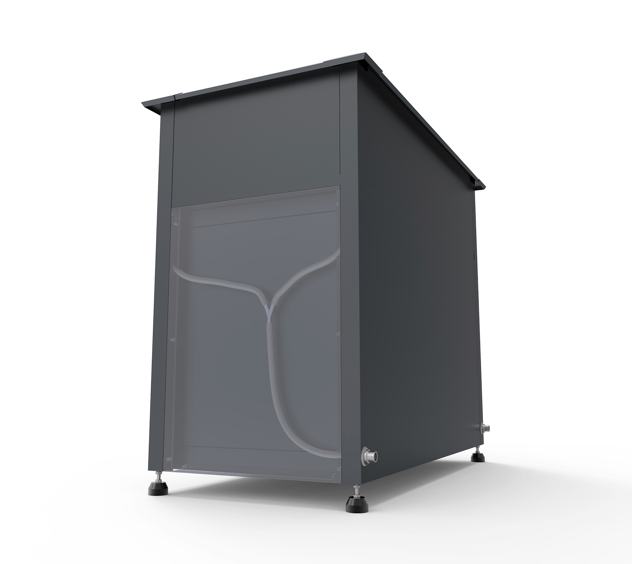 Westmann Hochbeet Plexa anthrazit Metall B/H/L: ca. 100x85x50 cm