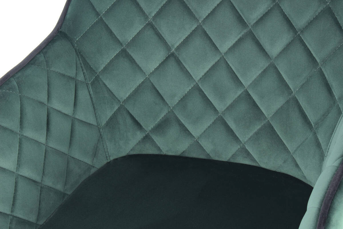 Stuhl Amino 600 dunkelgrün Microfaser B/H/T: ca. 58,5x86x61 cm