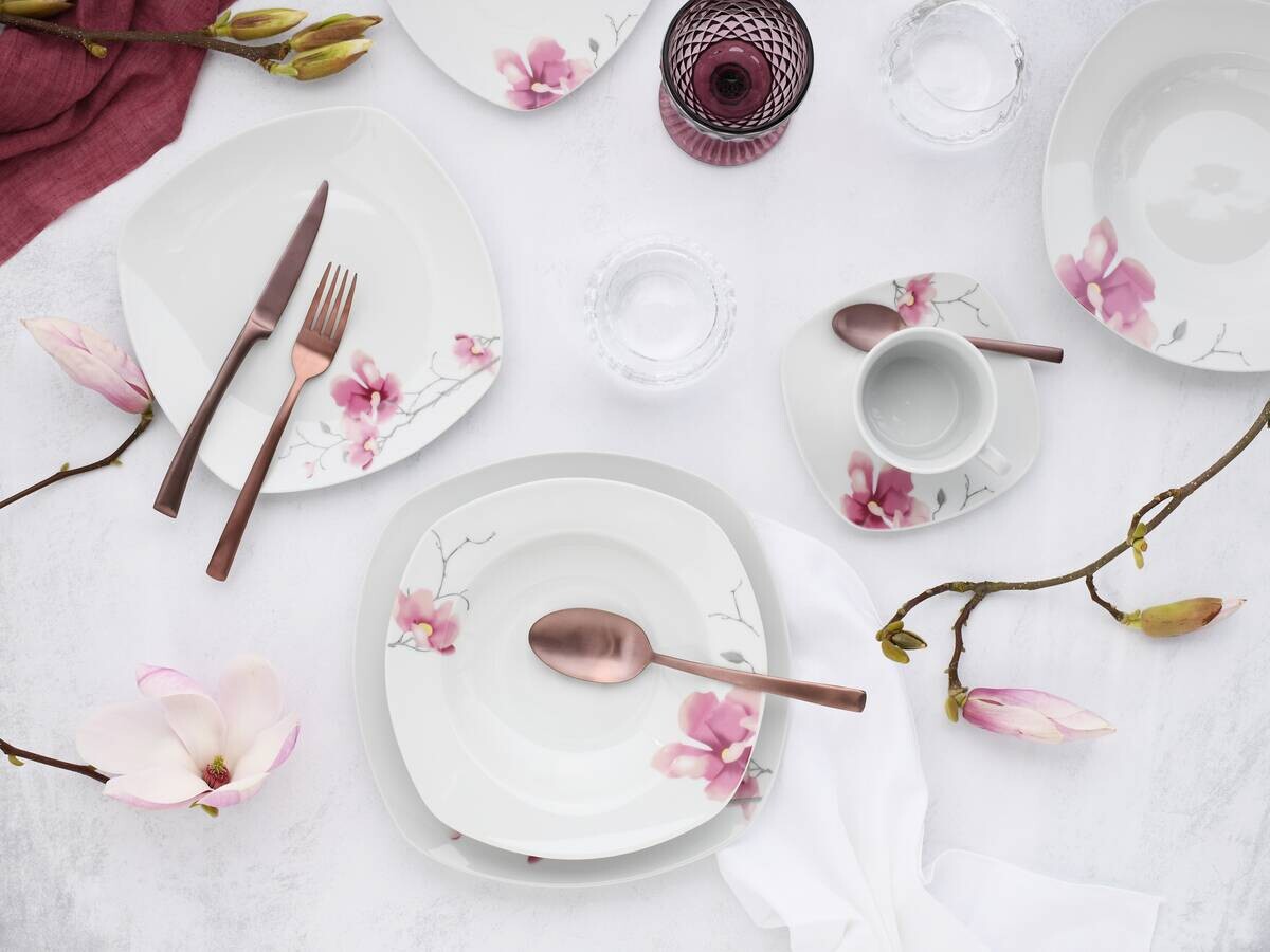 CreaTable Kombiservice Amelie multicolor Porzellan 30 tlg.