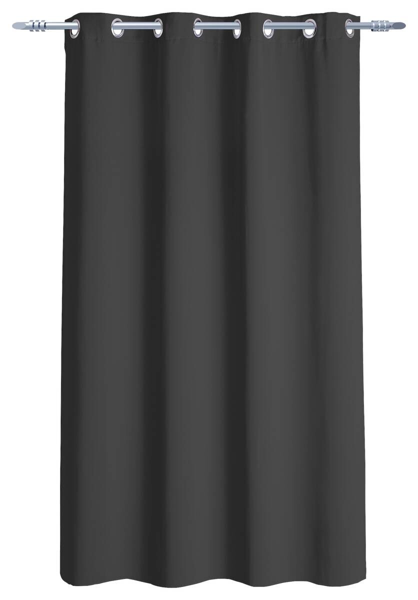 Ösenvorhang Verona anthrazit B/L: ca. 140x175 cm