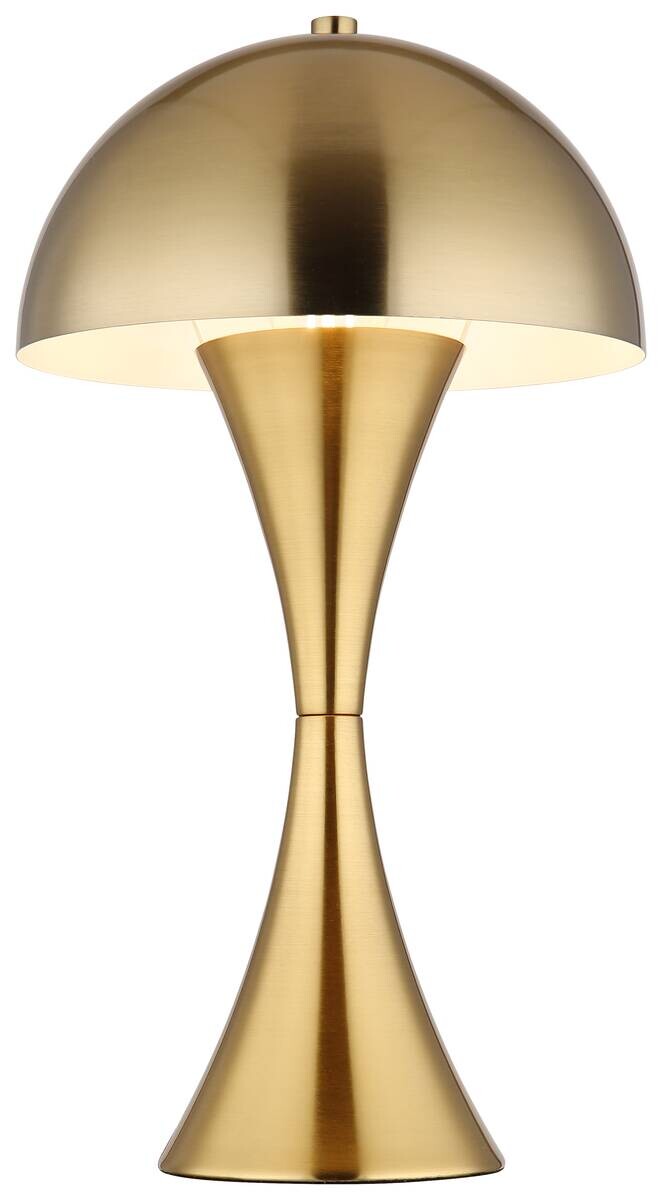 GLOBO Tischleuchte messing Metall H/D: ca. 36,1x20 cm E27 1 Brennstellen