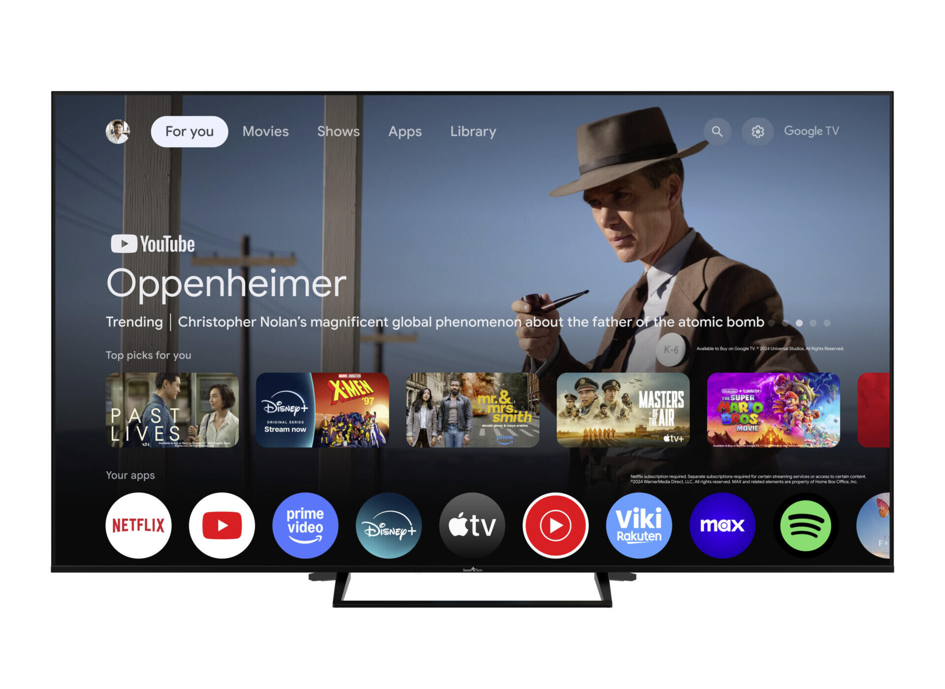 Smart-Tech QLED-Fernseher 43QG06V