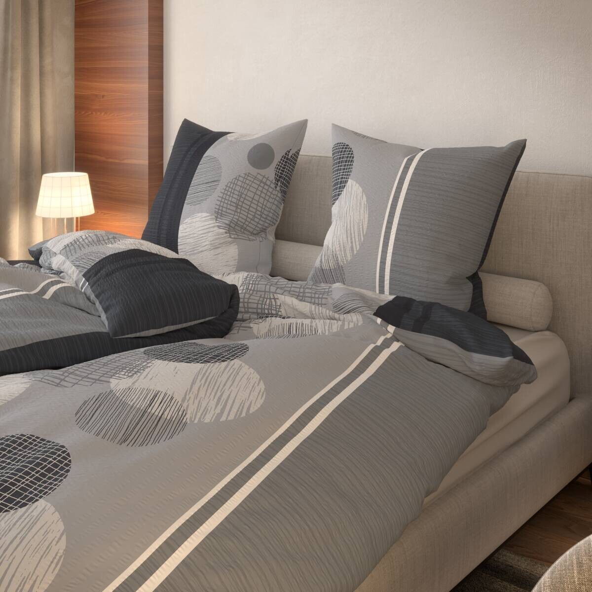 Microfaser Bettwäsche Seersucker