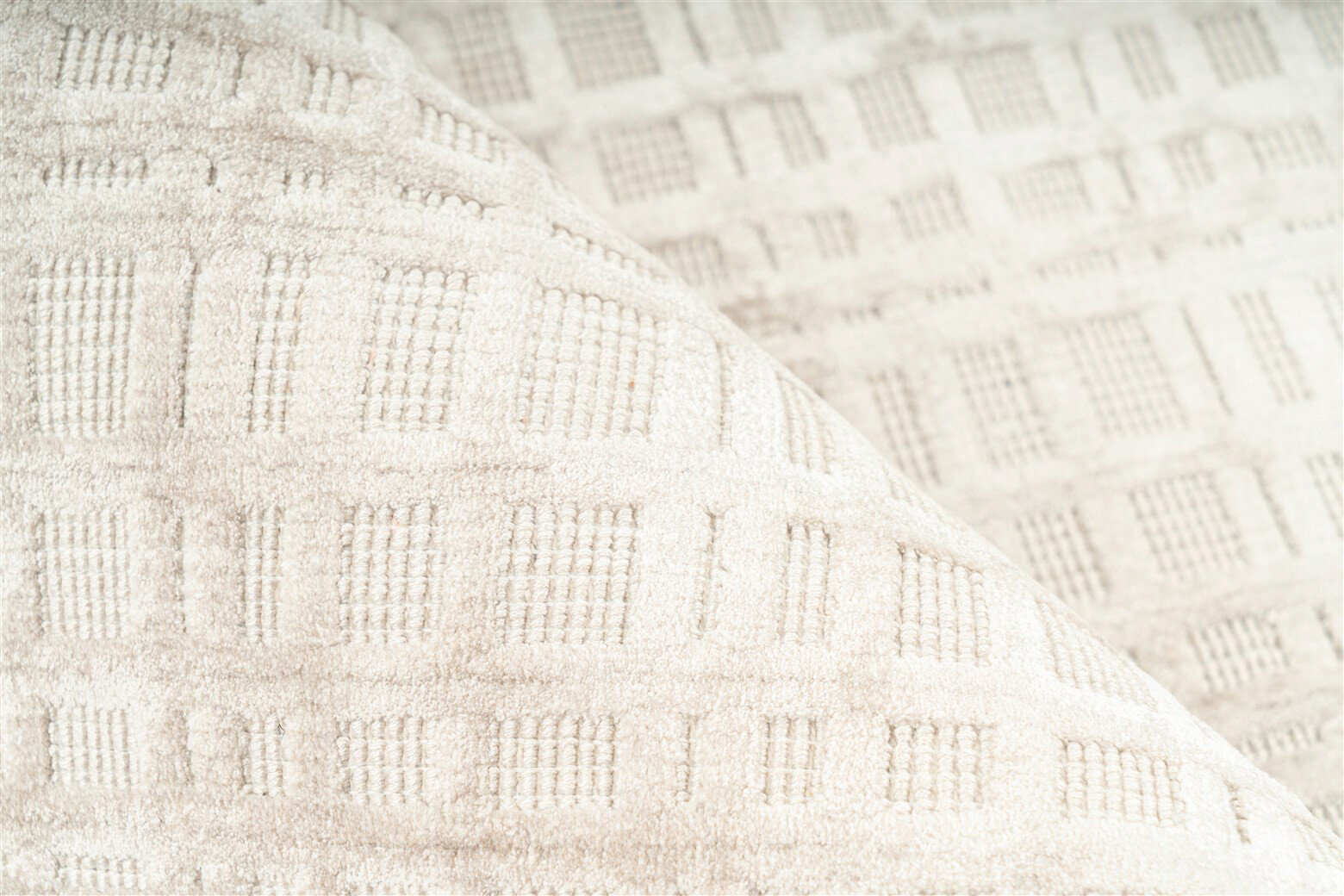 Padiro Kurzflorteppich Karma 125 silber B/H/L: ca. 120x0,8x170 cm